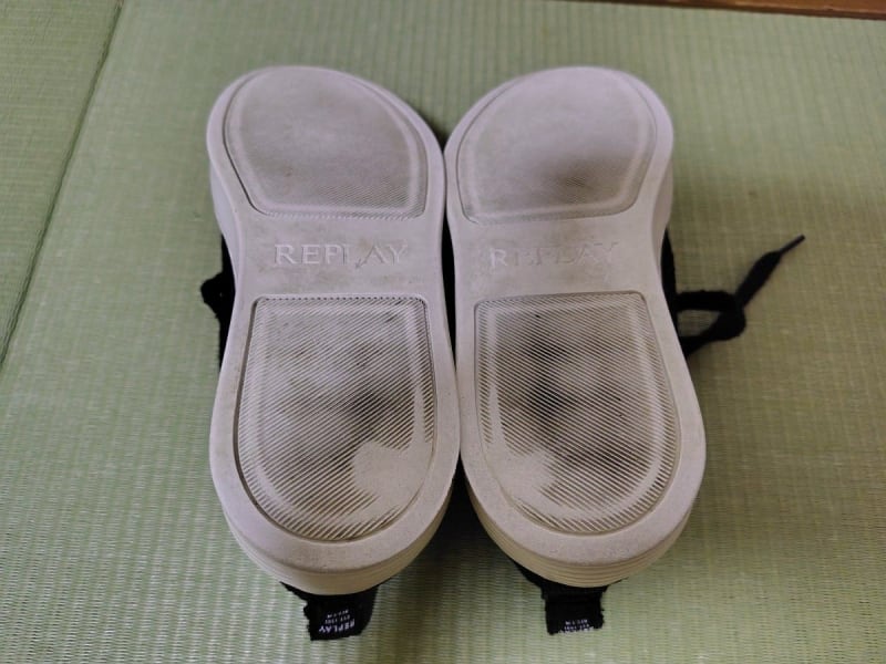 Replay Mesh Black Sneakers 24.5cm