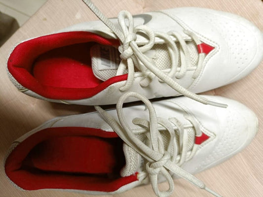 Nike Sneakers White Red Ladies