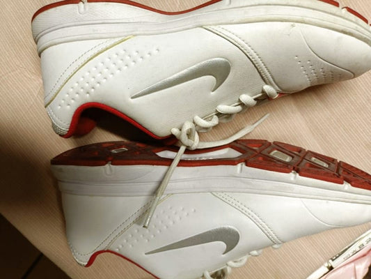 Nike Sneakers White Red Ladies