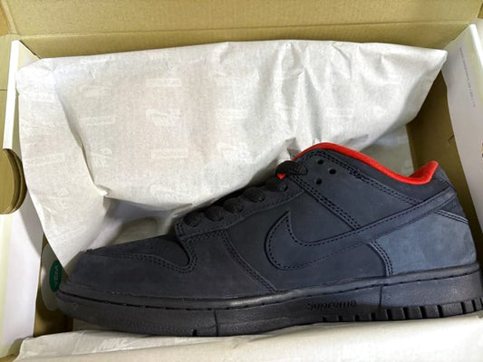Supreme Nike SB Dunk Low Black 25FW