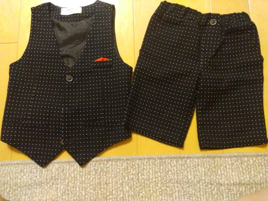 Formal Vest and Shorts Set 110cm
