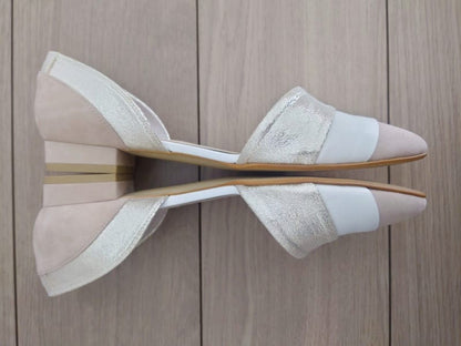 Diana Flat Shoes Pumps Gold Beige