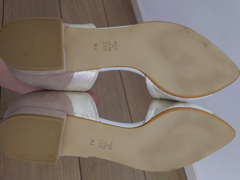 Diana Flat Shoes Pumps Gold Beige