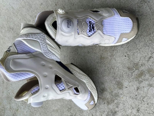 Reebok Instapump Fury White Beige Sneakers