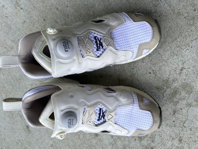 Reebok Instapump Fury White Beige Sneakers