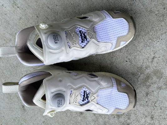 Reebok Instapump Fury White Beige Sneakers
