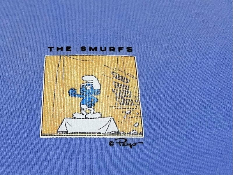 Smurf Anime T-Shirt Used Vintage