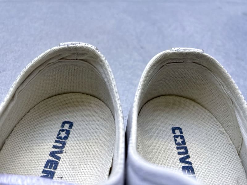 White Leather Converse All Star Low Cut 26.5cm