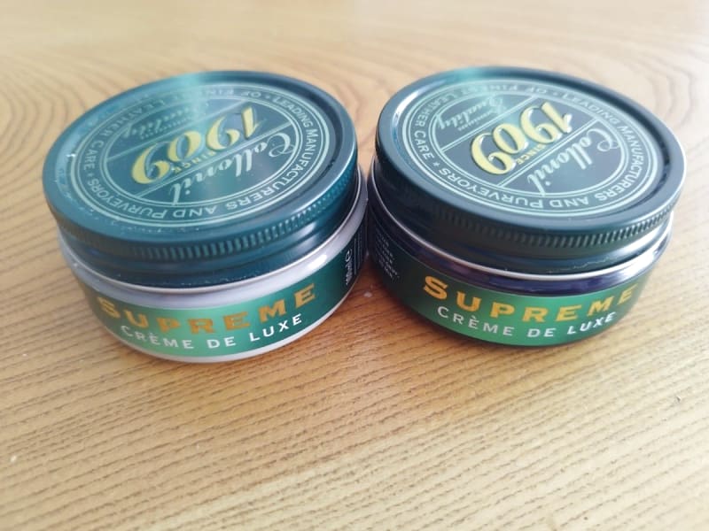 Collonil Shoe Cream Supreme Colorless and Black Set