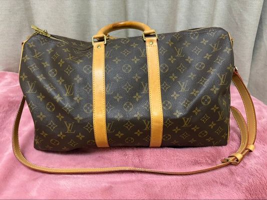 Louis Vuitton Keepall Bandouli re 45 Travel Bag