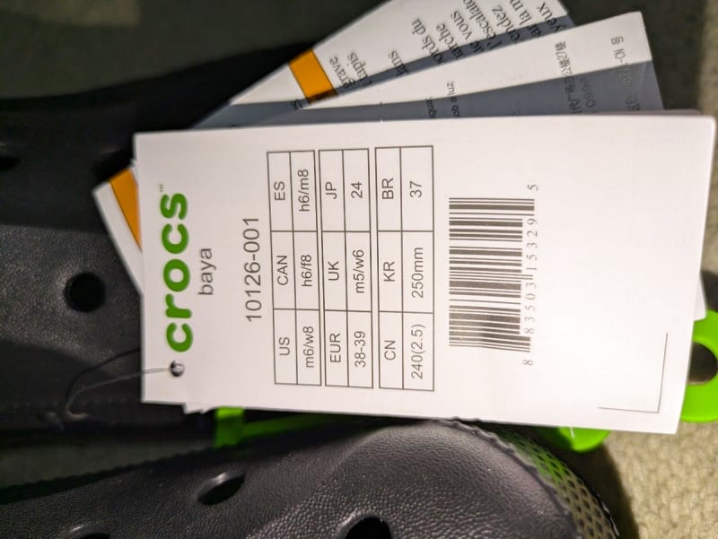 Crocs Classic Clog Black Sandals