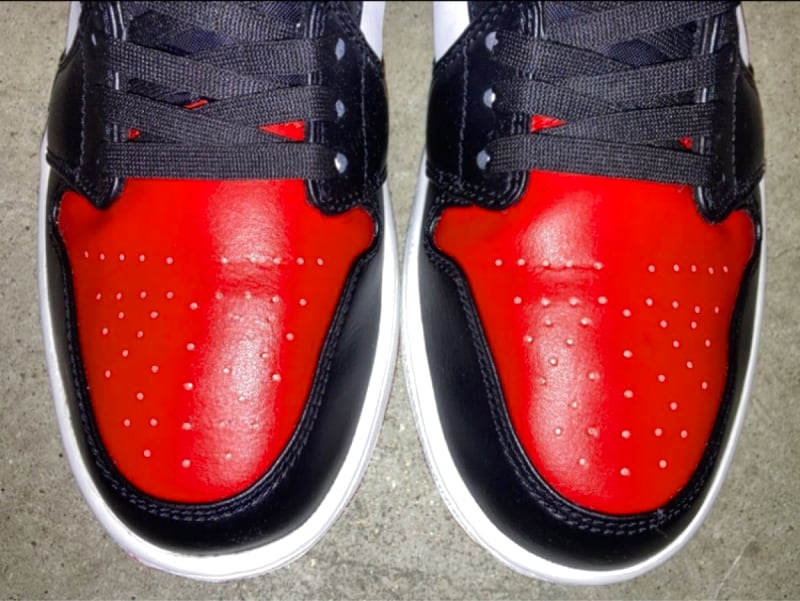 Nike Air Jordan 1 Low Bred Toe 27.5cm