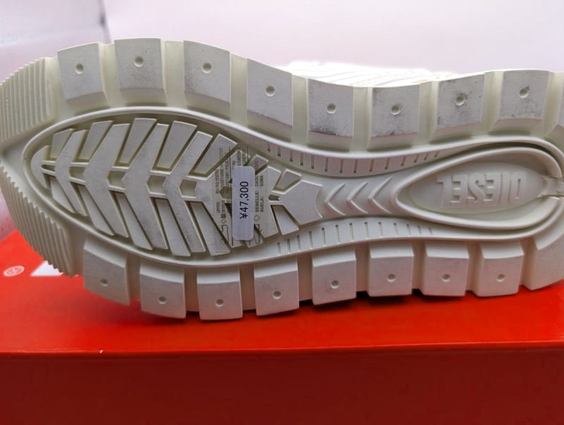 New DIESEL Men's Mesh & Velcro Sneakers 24 cm