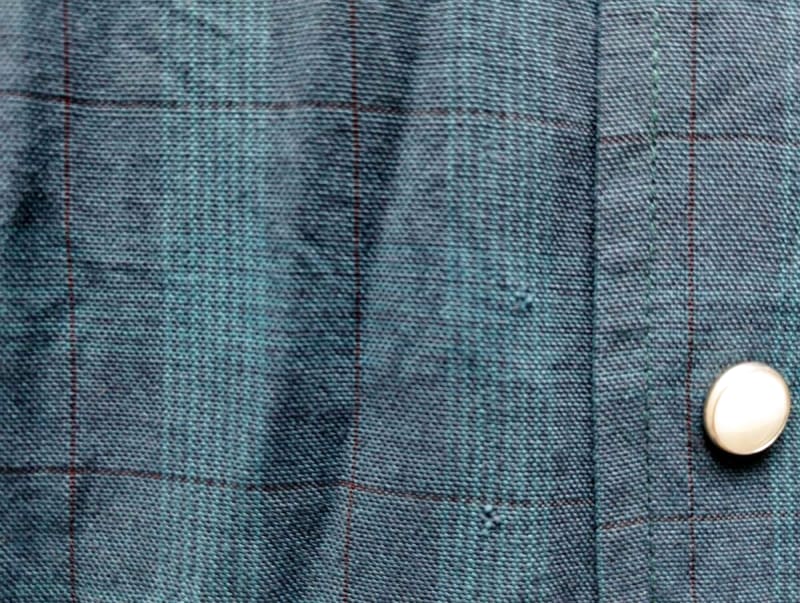 50s H BAR C Western Check Shirt 151/2 Vintage