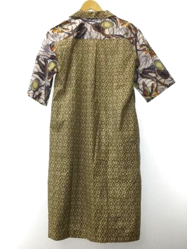 Sara Mallika African Flower Shirts Dress Short Sleeve