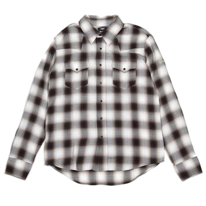 TMT Rayon Twill Ombre Check Shirts Long Sleeve
