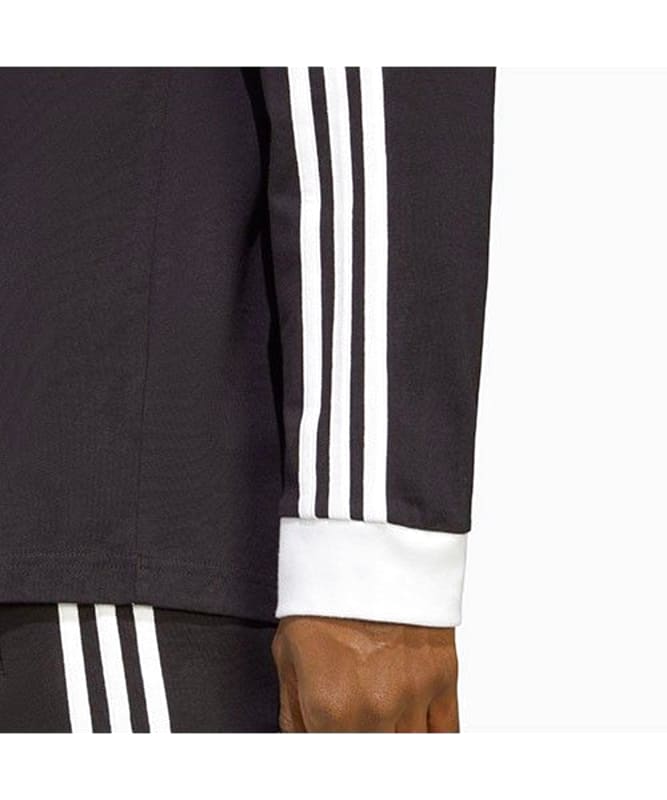 Adidas Originals Classics 3 Stripes Long Sleeve T-Shirt Black New