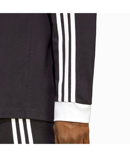 Adidas Originals Classics 3 Stripes Long Sleeve T-Shirt Black New