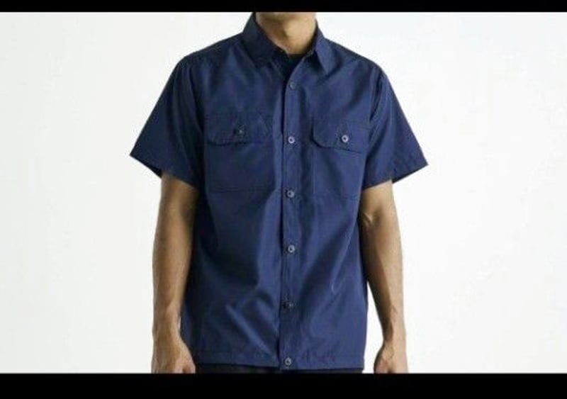 TAION Non-Down Half Sleeve Shirt Size XL