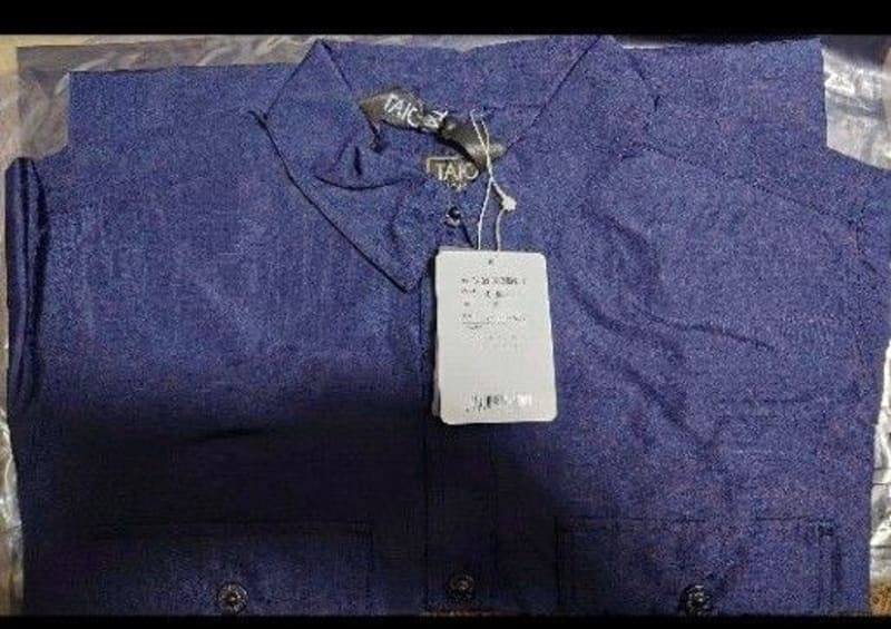 TAION Non-Down Half Sleeve Shirt Size XL