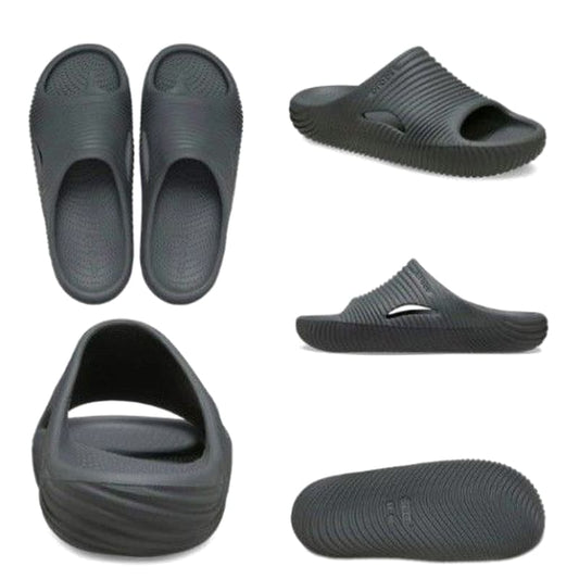 Crocs Mellow Tide Recovery Slide Slate Gray New