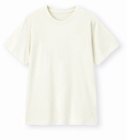 GU Crew Neck T-Shirt Natural L Size