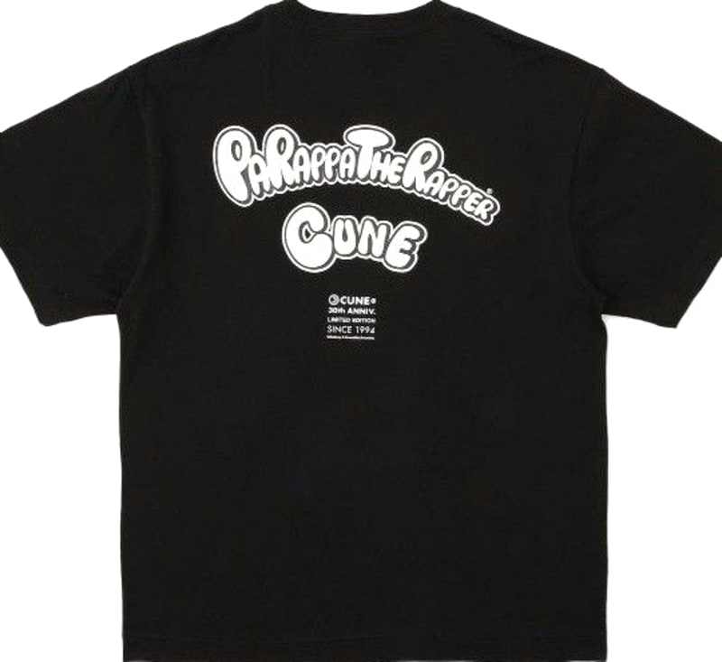 CUNE 30th Anniversary T-Shirt Parappa The Rapper Size L