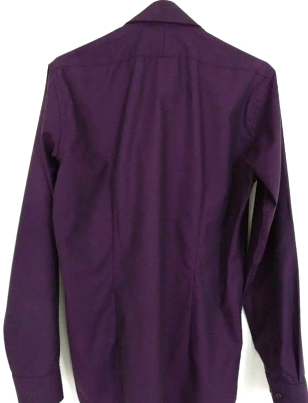 Men's Purple Long Sleeve Button Down Dress Shirt