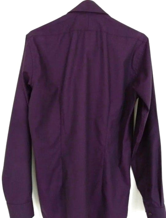 Men's Purple Long Sleeve Button Down Dress Shirt