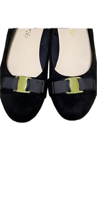 Radellia Black Flat Shoes Size M