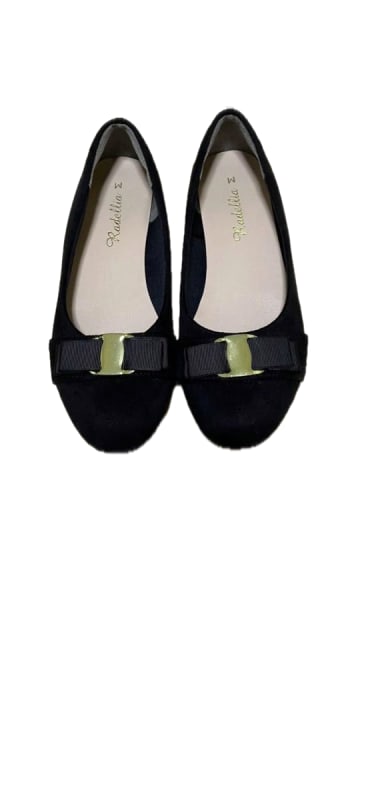 Radellia Black Flat Shoes Size M