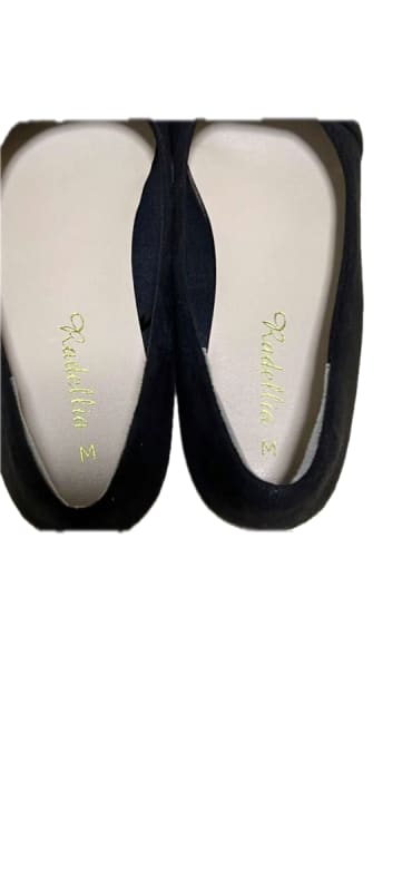 Radellia Black Flat Shoes Size M