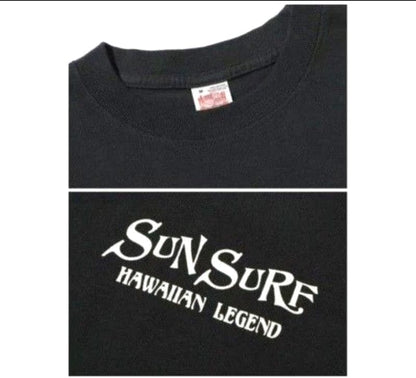 Sunsurf Print T-Shirts Mandala L Black