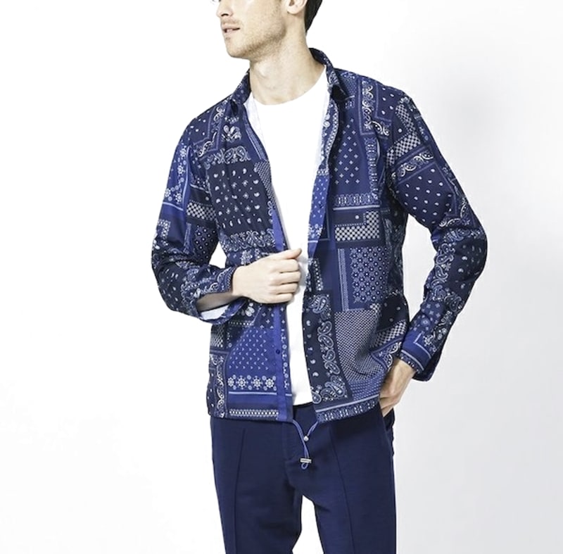 Jun Hashimoto Bandana Coach Shirt 22SS Size 2
