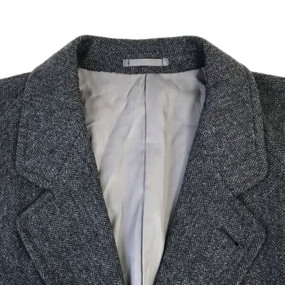 90s 00s Super Lord Wool Long Chester Coat Men s Size L Gray Jackets