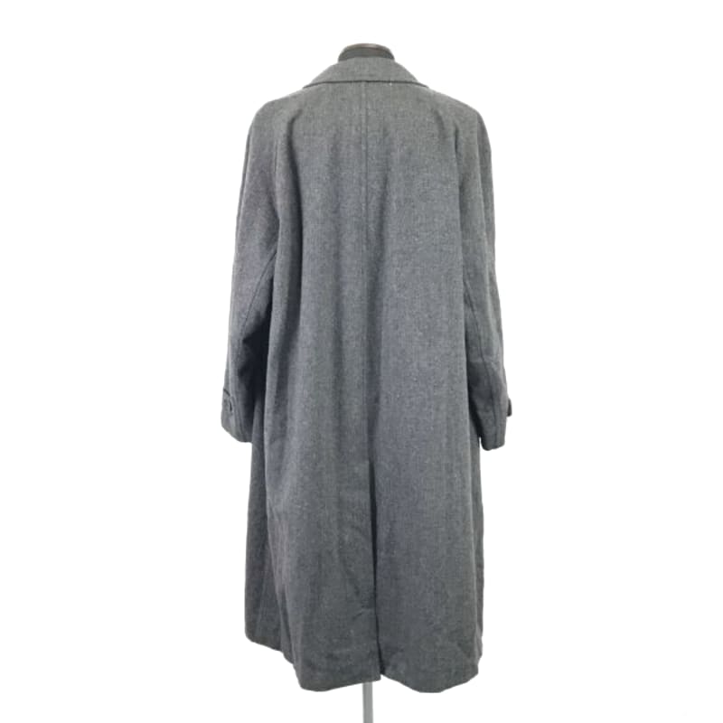 90s 00s Super Lord Wool Long Chester Coat Men s Size L Gray Jackets