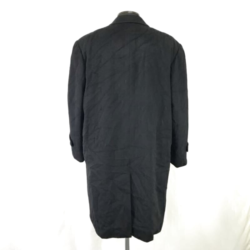 WOOLEXPO Cashmere 100 Long Coat Made In Great Britain Men s Size L XL Black Jackets