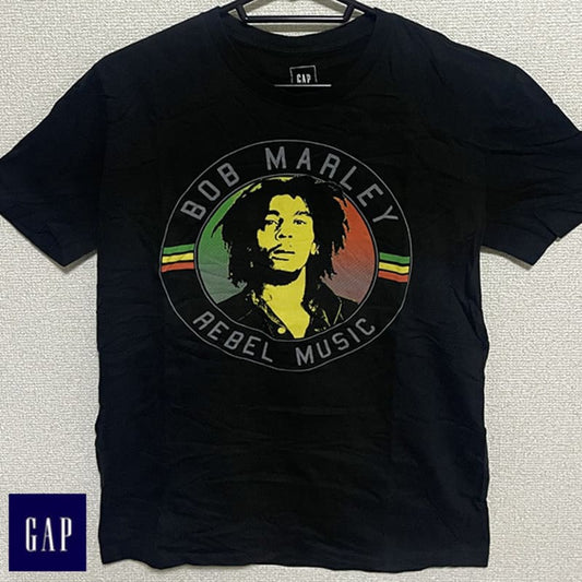Bob Marley T-Shirt Short Sleeve Black S Reggae