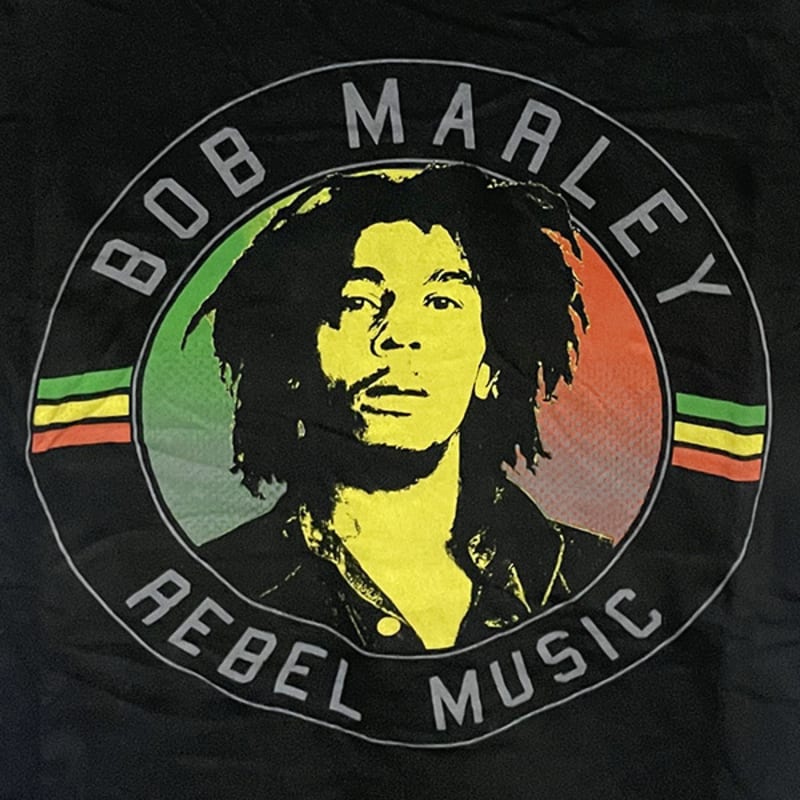 Bob Marley T-Shirt Short Sleeve Black S Reggae