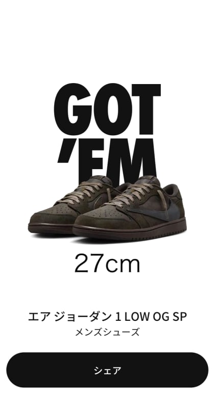 Travis Scott × Nike Air Jordan 1 Dark Mocha