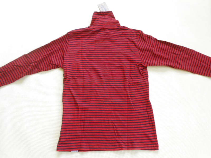 DB Ragazzon Club High Neck Striped Cut and Sew Red 160cm New