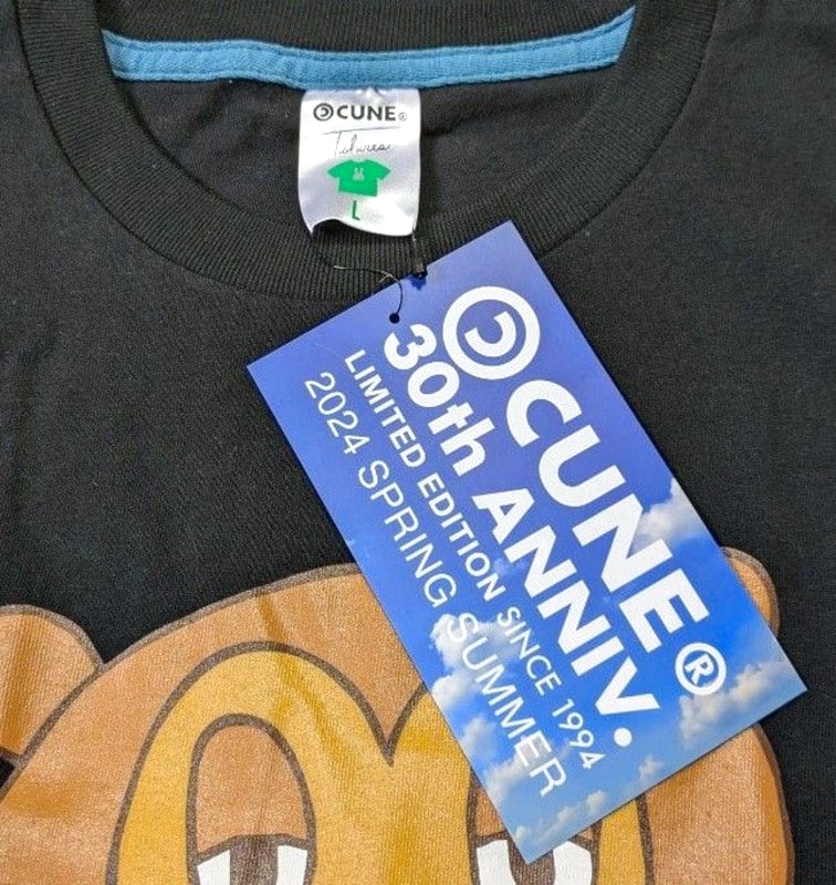 CUNE 30th Anniversary T-Shirt Parappa The Rapper Size L