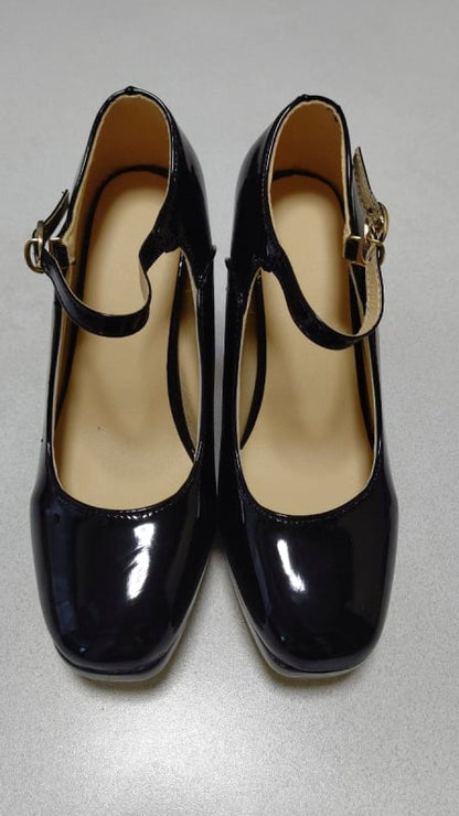 Black Strap Pumps Formal