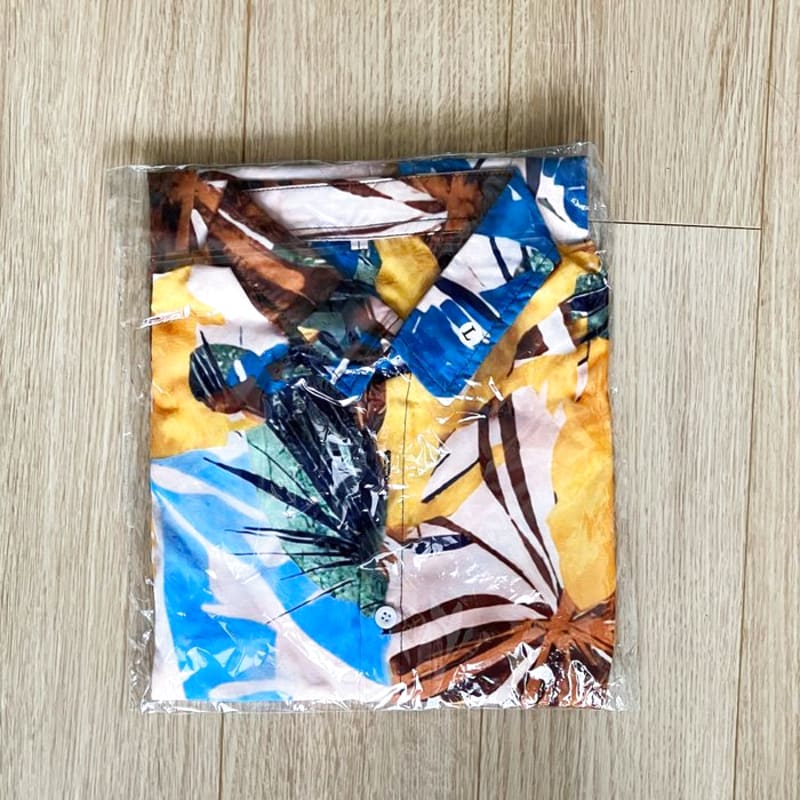 Men's Aloha Shirt Summer L Size