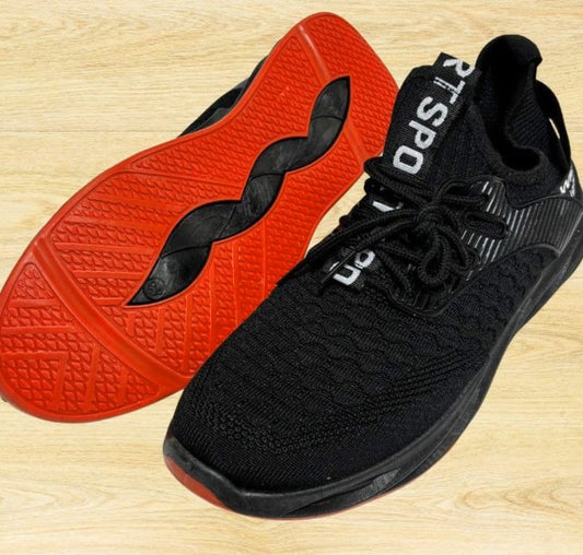 Men's Sneakers Black 25.5cm Lightweight