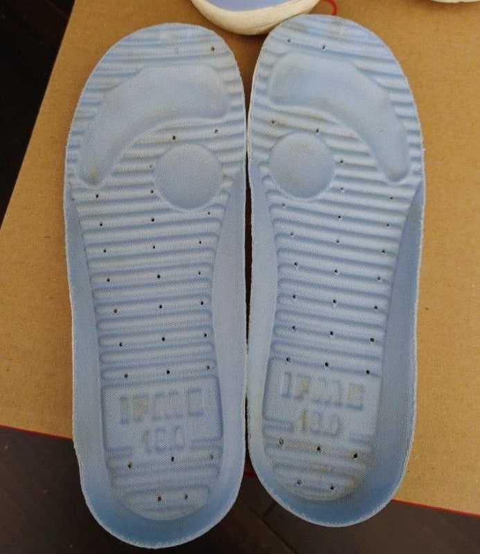 Ifme Blanched Water Shoes Sandals 18cm Light Blue Floral
