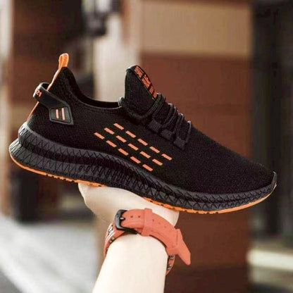 Lightweight Black Mesh Sneakers 26.5cm