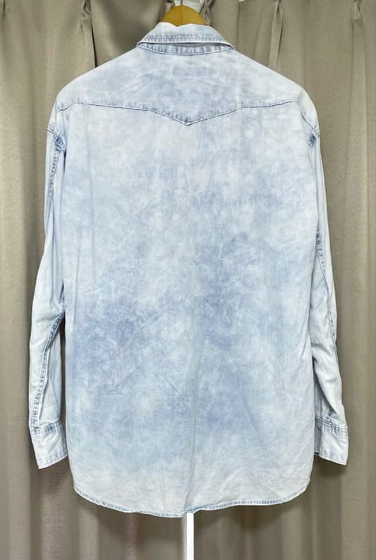 Bleach Denim Shirt Monkey Time