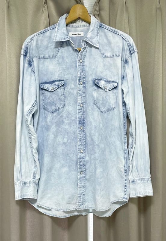 Bleach Denim Shirt Monkey Time