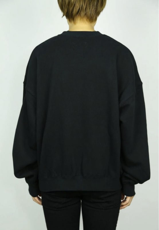 Essentials Long Sleeve T-Shirt Black Logo Print